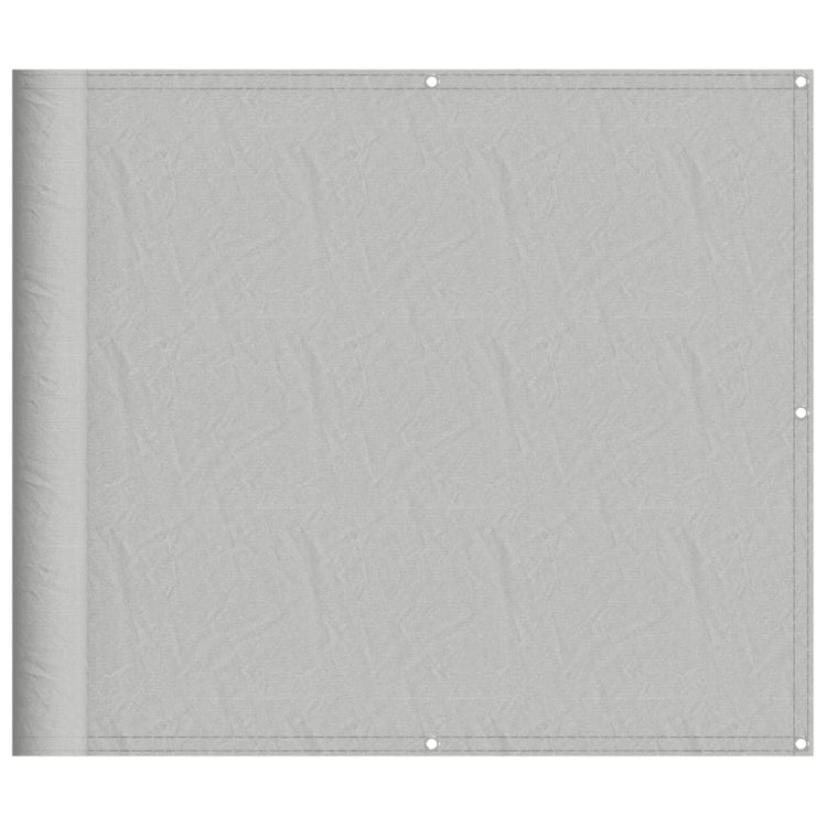 Vidaxx paravent de balcon 90x1000 cm 100% polyester oxford gris clair