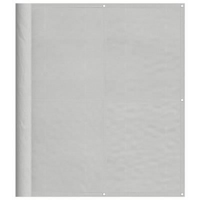 Écran de balcon Vidaxl 120x300 cm 100% Gris clair du polyester oxford