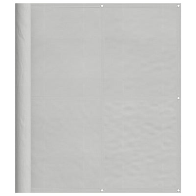 Écran de balcon Vidaxl 120x400 cm 100% Gris clair du polyester oxford