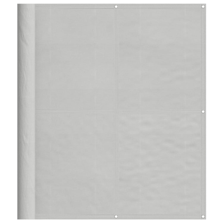 Écran de balcon Vidaxl 120x500 cm 100% Gris clair du polyester oxford