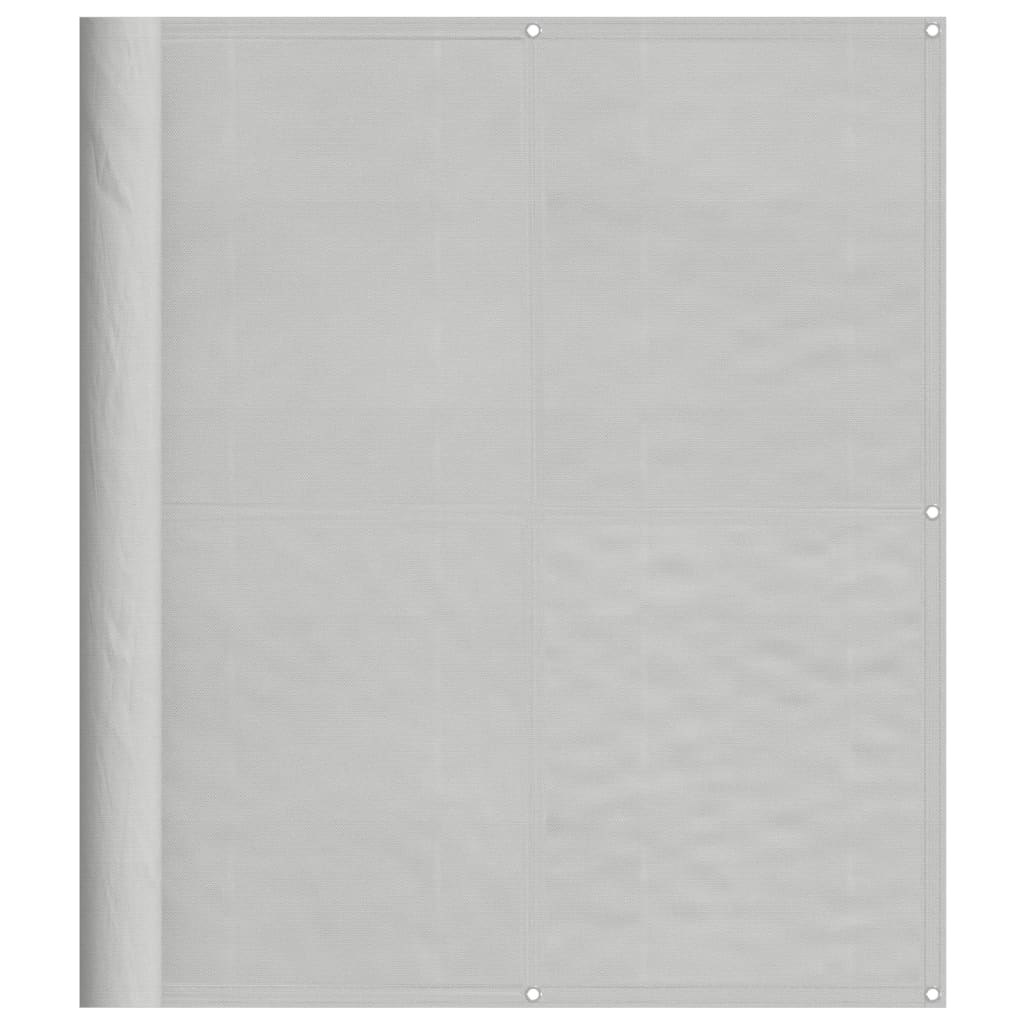 Écran de balcon Vidaxl 120x700 cm 100% Gris clair du polyester oxford