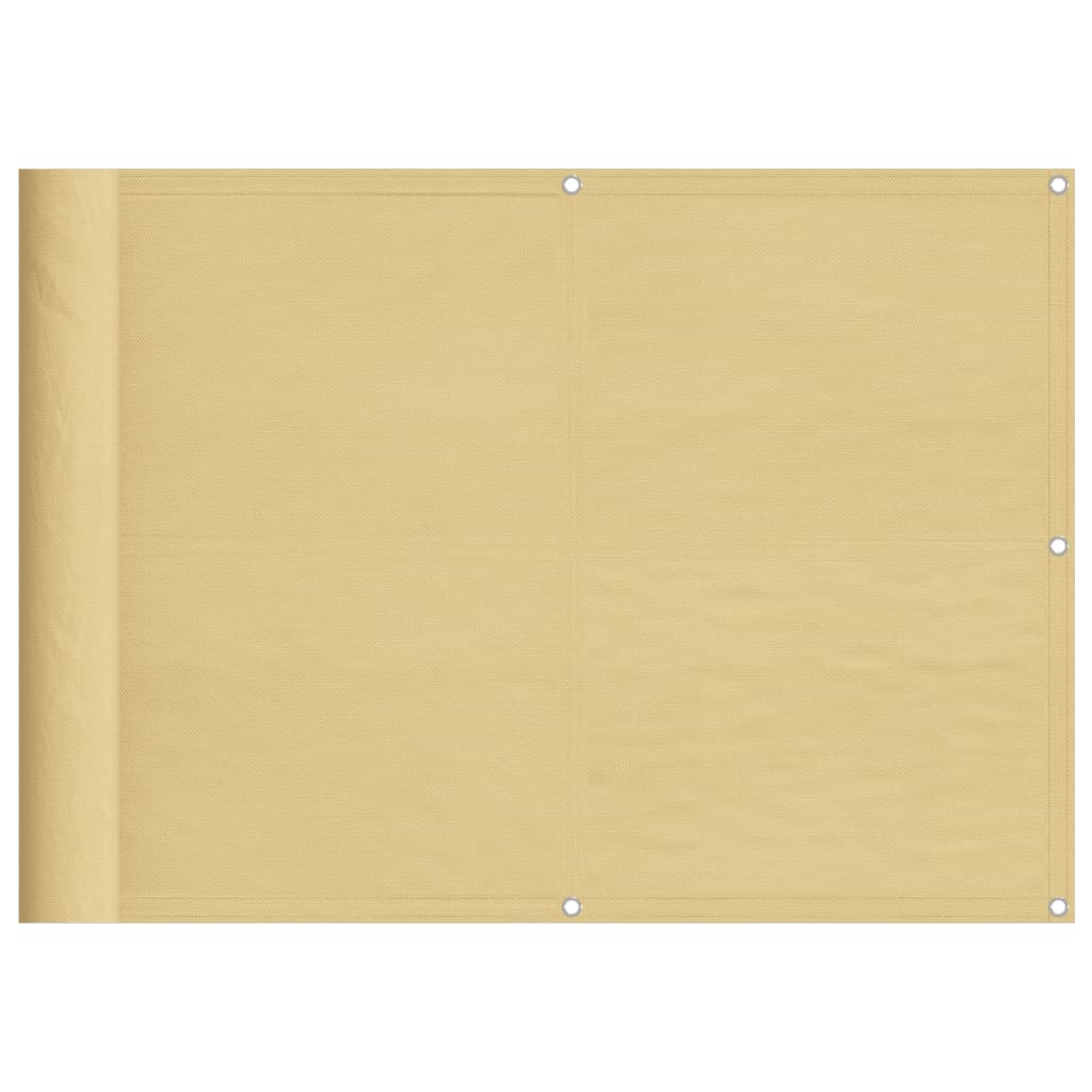 Paravent de balcon Vidaxx 75x700 cm 100% polyester oxford couleur sable