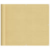 Paravent de balcon Vidaxx 90x700 cm 100% polyester oxford couleur sable