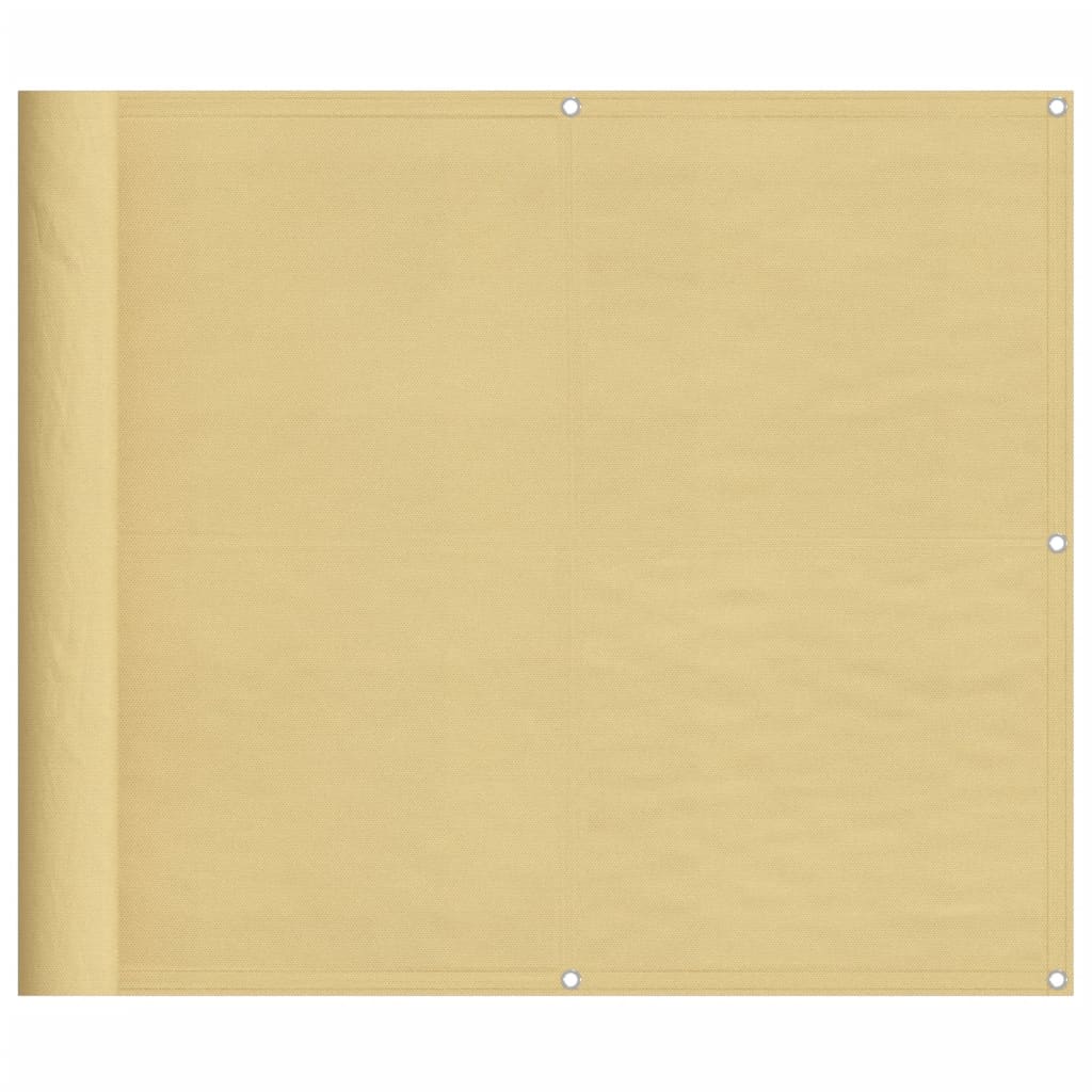 Paravent de balcon Vidaxx 90x700 cm 100% polyester oxford couleur sable