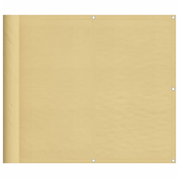 Paravent de balcon Vidaxx 90x700 cm 100% polyester oxford couleur sable