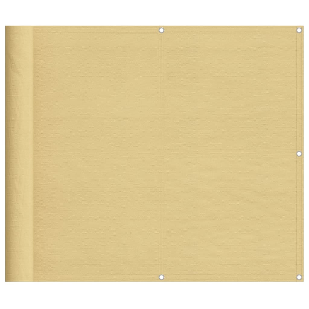Paravent de balcon Vidaxx 90x800 cm 100% polyester oxford couleur sable