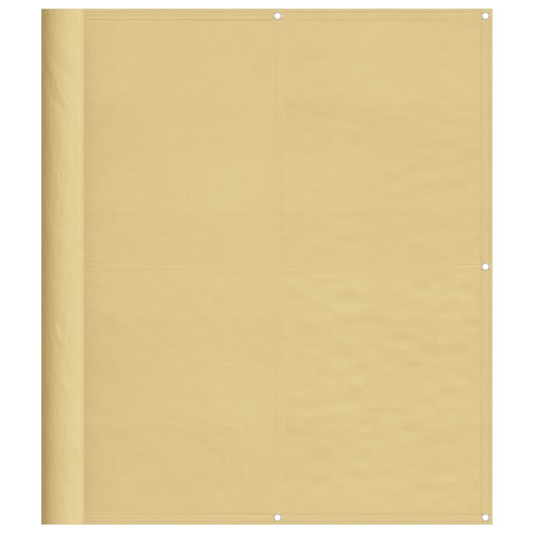 Écran de balcon Vidaxl 120x300 cm 100% Oxford Polyester Sand -Colored