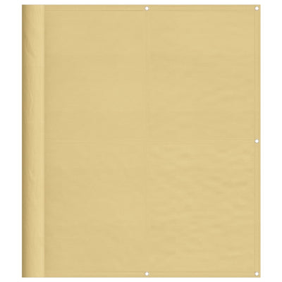 Écran de balcon Vidaxl 120x500 cm 100% Oxford Polyester Sand -Colored