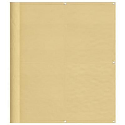 Écran de balcon Vidaxl 120x800 cm 100% Oxford Polyester Sand -Colored