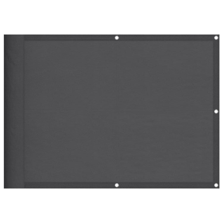 Écran de balcon Vidaxl 75x800 cm 100% Oxford Polyester Anthracite -Colored