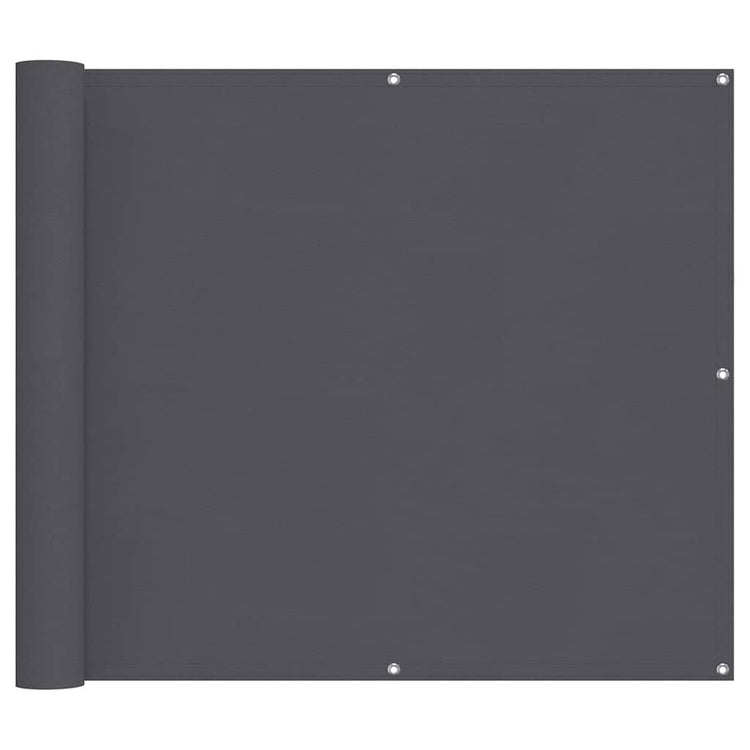 Paravent de balcon Vidaxx 90x700 cm 100% polyester oxford anthracite