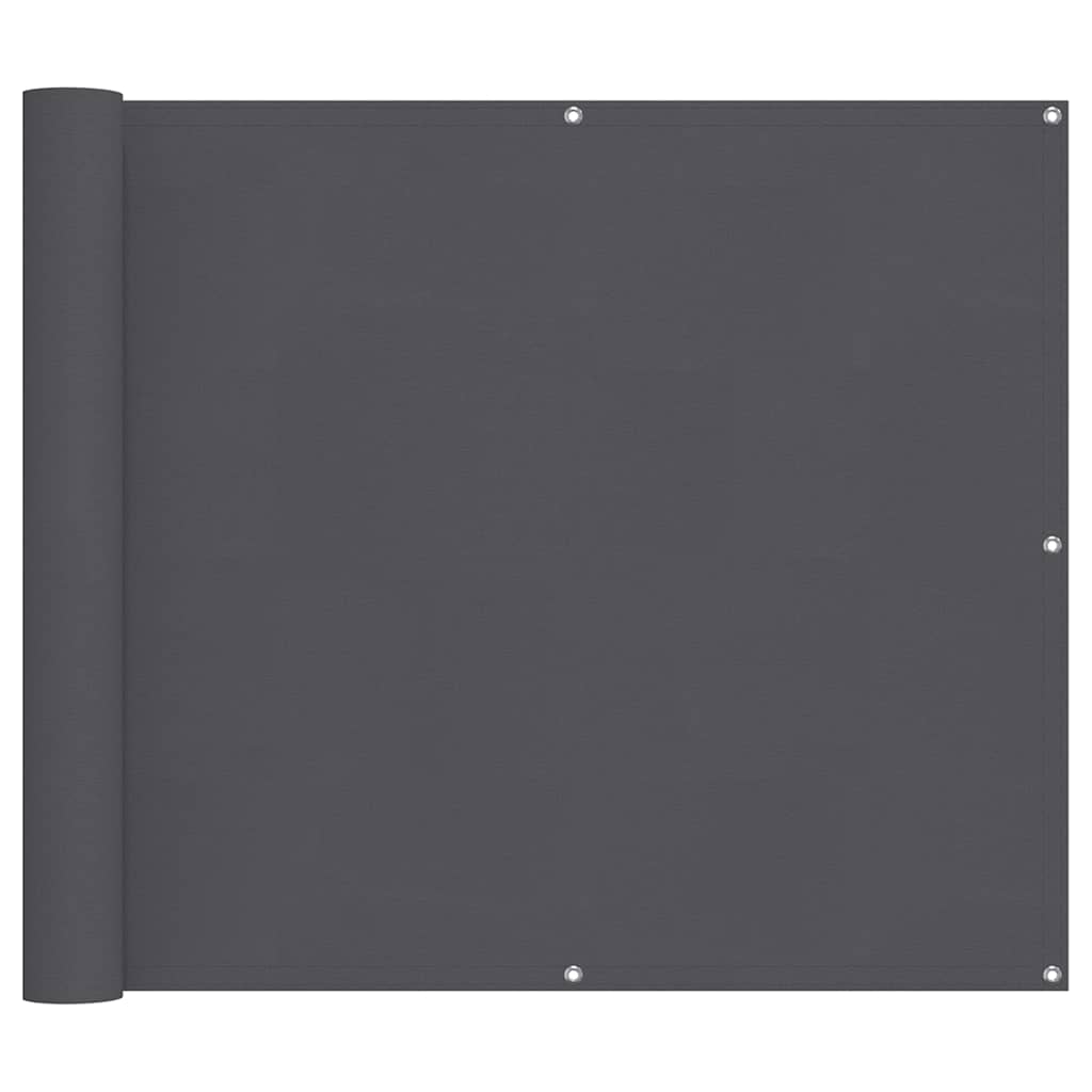 Paravent de balcon Vidaxx 90x800 cm 100% polyester oxford anthracite