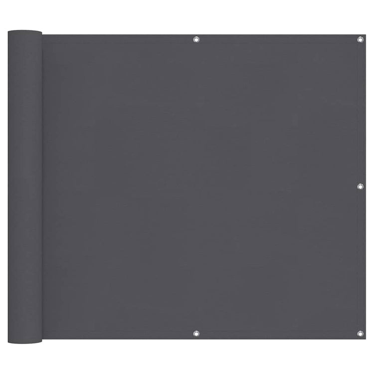 Paravent de balcon Vidaxx 90x800 cm 100% polyester oxford anthracite