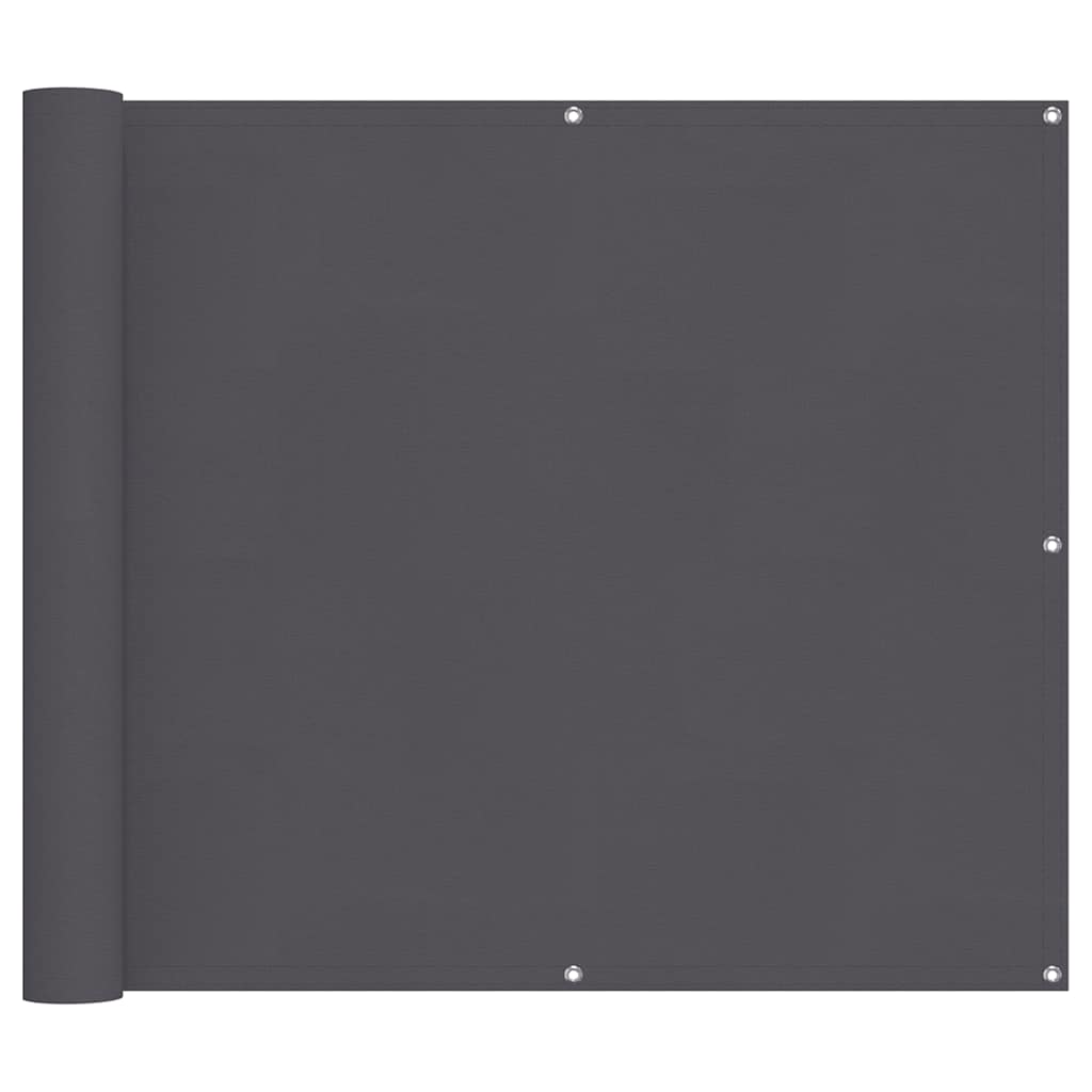 Paravent de balcon Vidaxx 90x1000 cm 100% polyester oxford anthracite