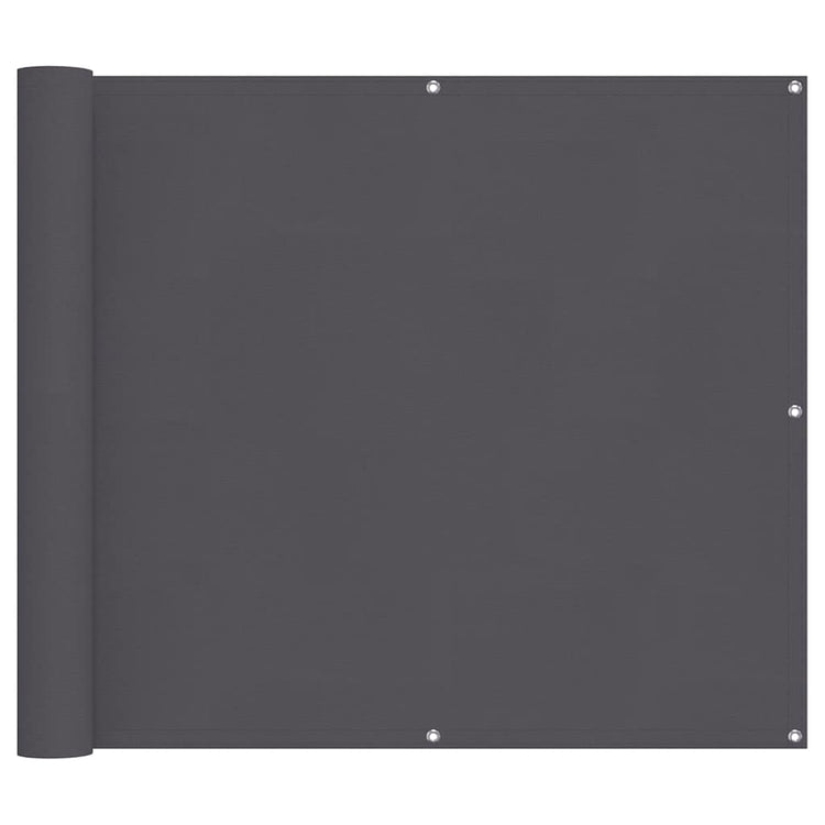 Paravent de balcon Vidaxx 90x1000 cm 100% polyester oxford anthracite