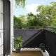 Paravent de balcon Vidaxx 90x1000 cm 100% polyester oxford anthracite