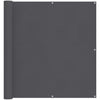 Paravent de balcon Vidaxx 120x1000 cm 100% polyester oxford anthracite