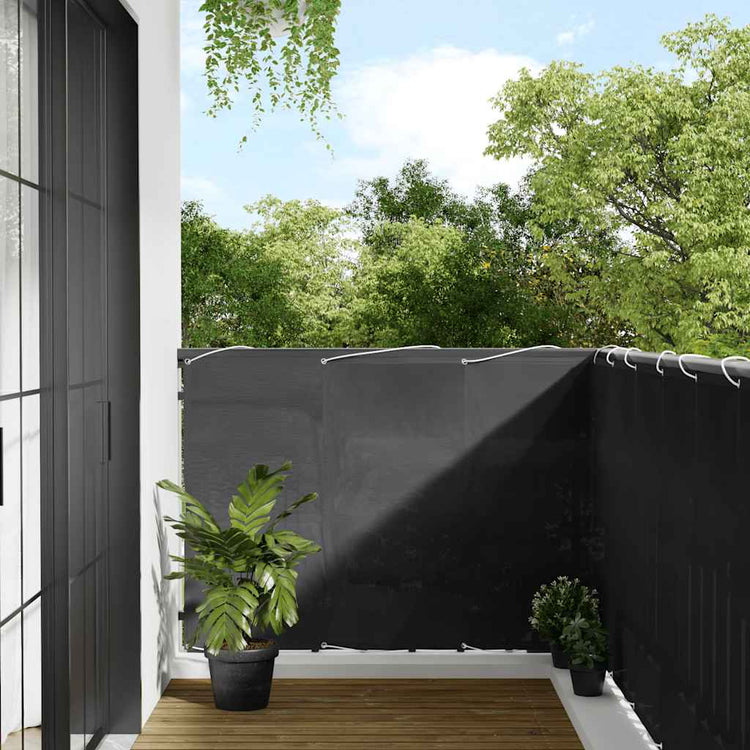 Paravent de balcon Vidaxx 120x1000 cm 100% polyester oxford anthracite