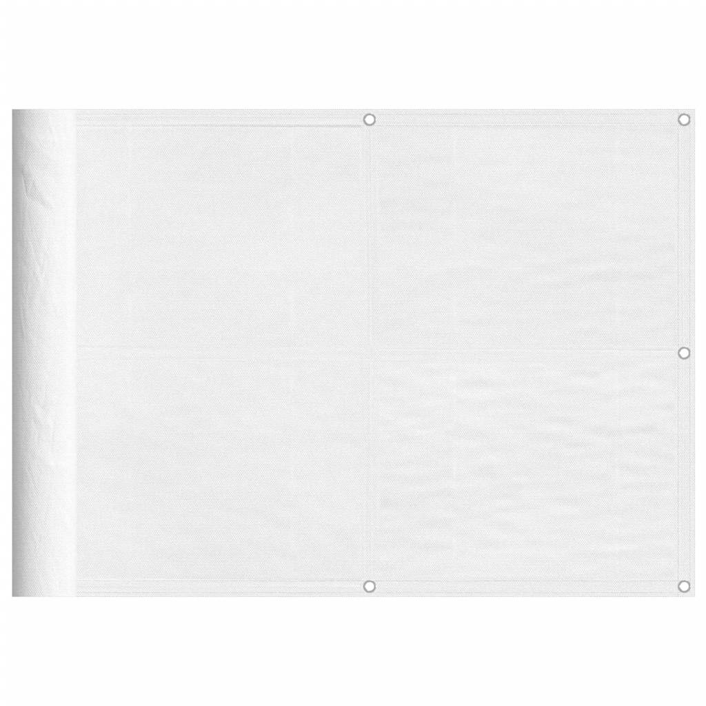 Vidaxx paravent de balcon 75x700 cm 100% polyester oxford blanc