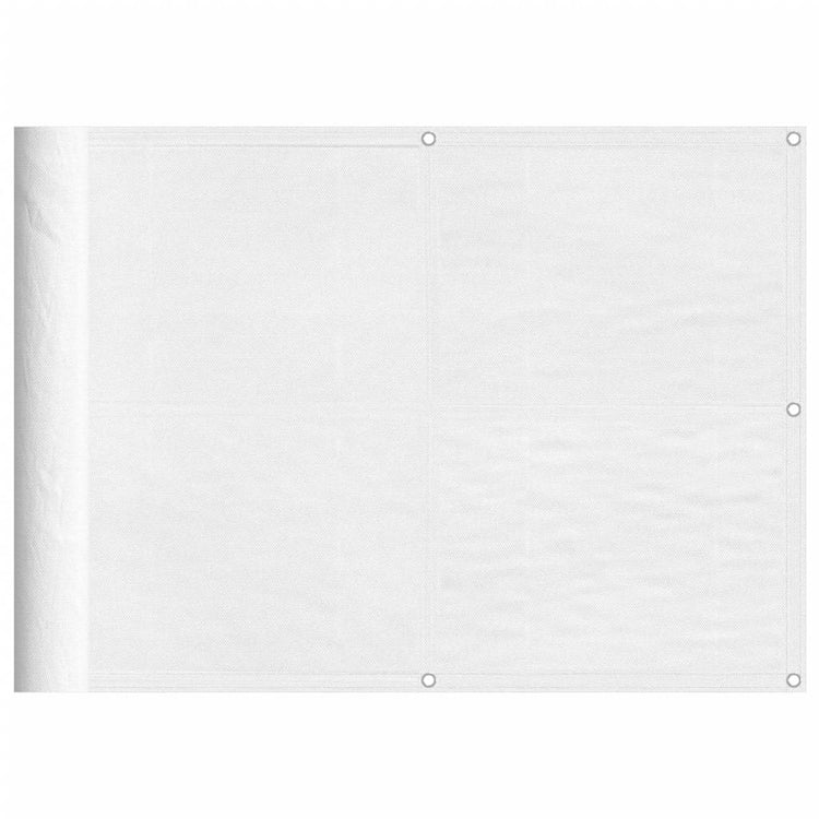 Vidaxx paravent de balcon 75x700 cm 100% polyester oxford blanc
