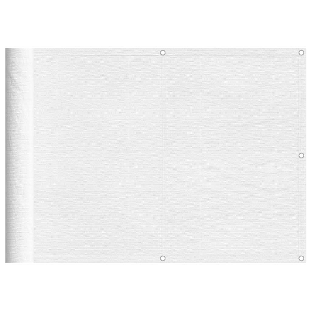 Vidaxx paravent de balcon 75x800 cm 100% polyester oxford blanc