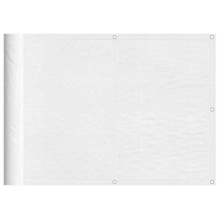 Vidaxx paravent de balcon 75x800 cm 100% polyester oxford blanc