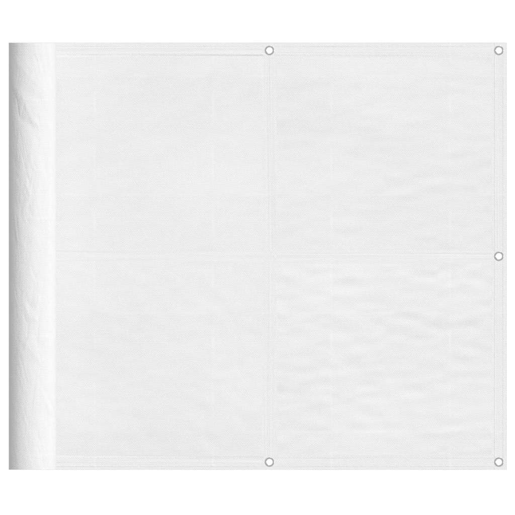 Vidaxx paravent de balcon 90x800 cm 100% polyester oxford blanc