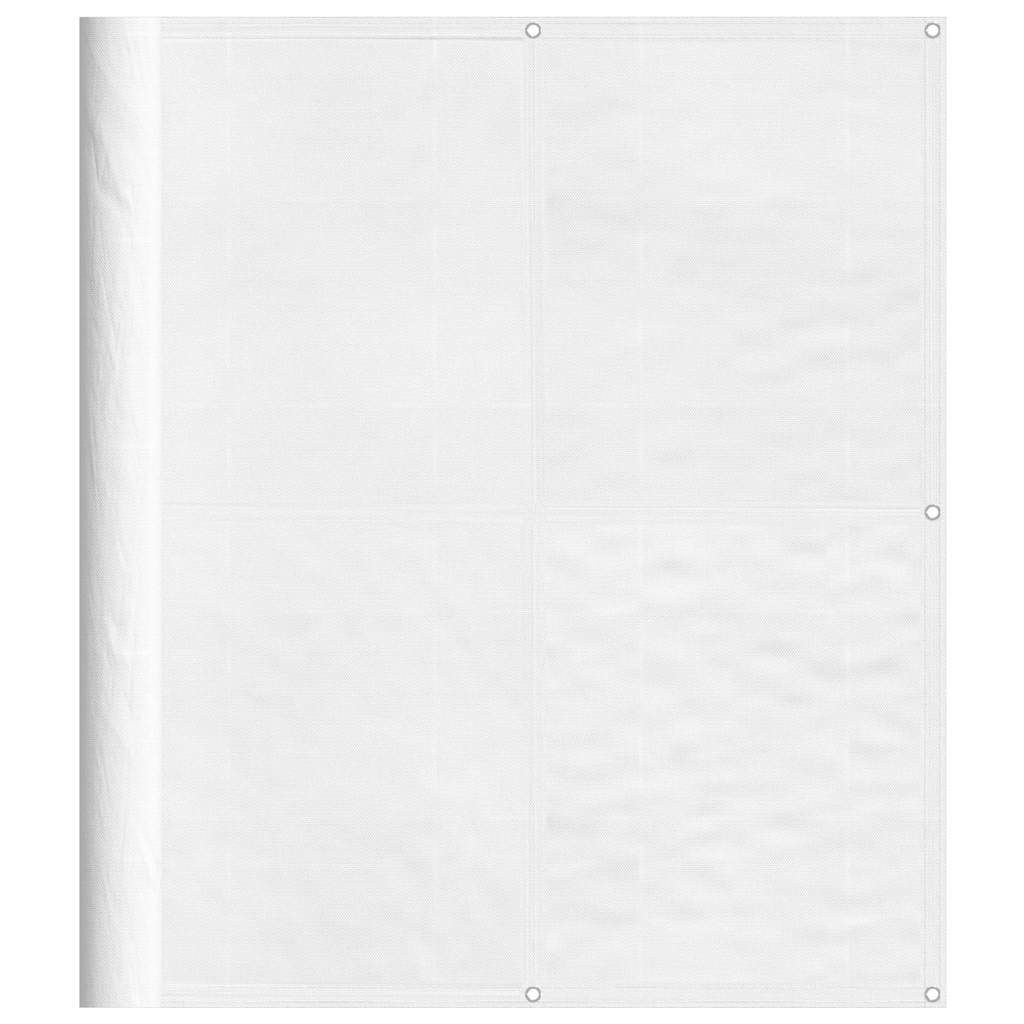 Vidaxx paravent de balcon 120x700 cm 100% polyester oxford blanc