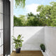 Écran de balcon Vidaxl 120x800 cm 100% Oxford Polyester blanc