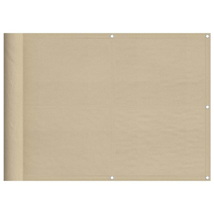 Vidaxx paravent de balcon 75x1000 cm 100% polyester oxford beige
