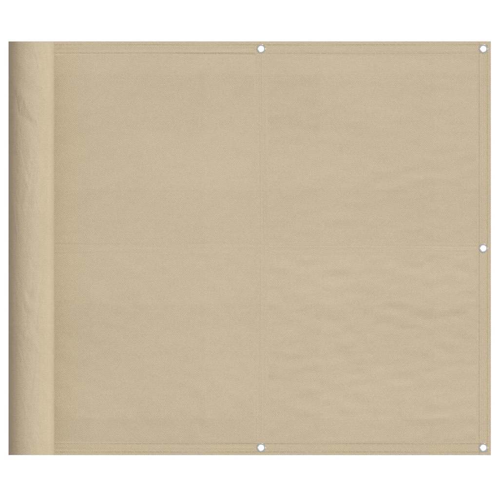 Vidaxx paravent de balcon 90x700 cm 100% polyester oxford beige