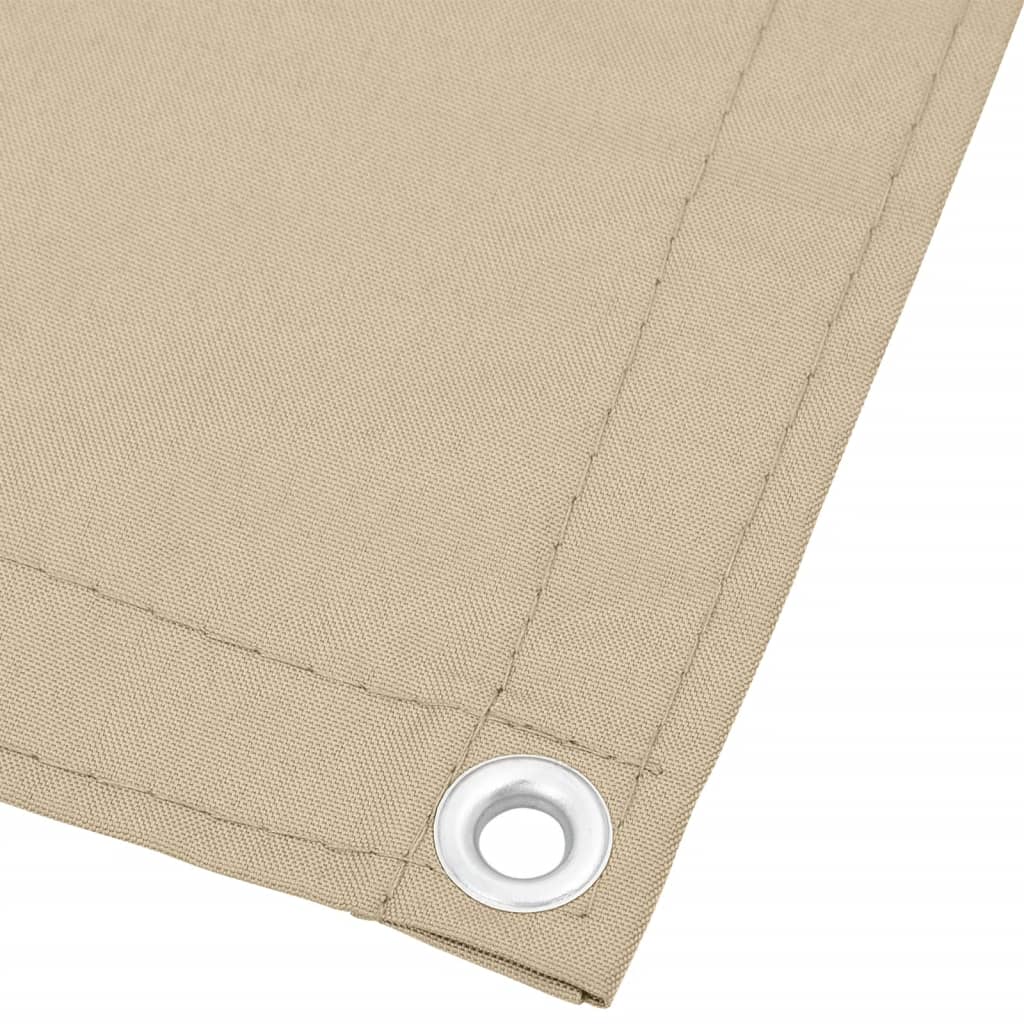 Vidaxx paravent de balcon 120x800 cm 100% polyester oxford beige