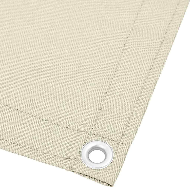 Paravent de balcon Vidaxx 75x700 cm 100% polyester oxford couleur crème