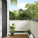 Paravent de balcon Vidaxx 75x700 cm 100% polyester oxford couleur crème