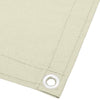 Paravent de balcon Vidaxx 75x1000 cm 100% polyester oxford couleur crème