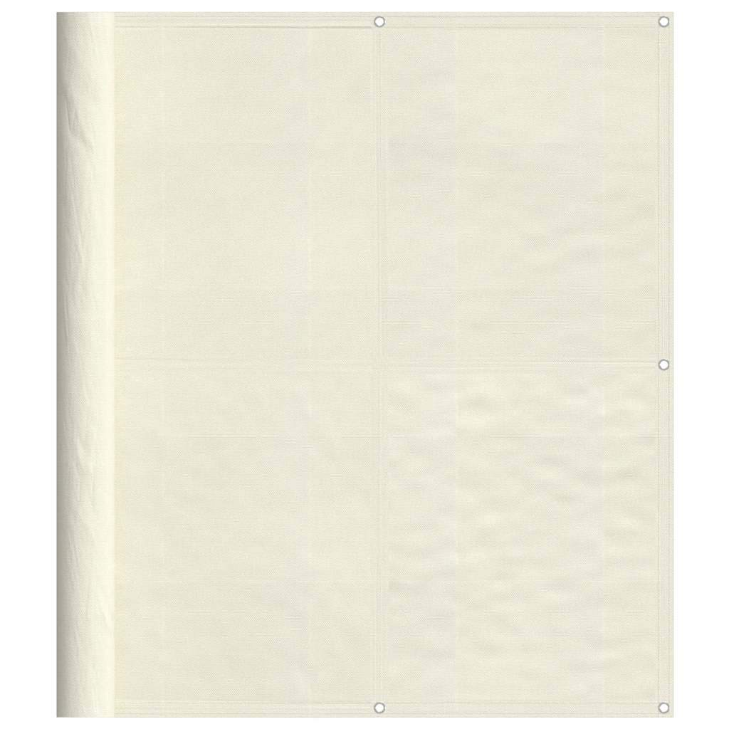 Paravent de balcon Vidaxx 120x700 cm 100% polyester oxford couleur crème