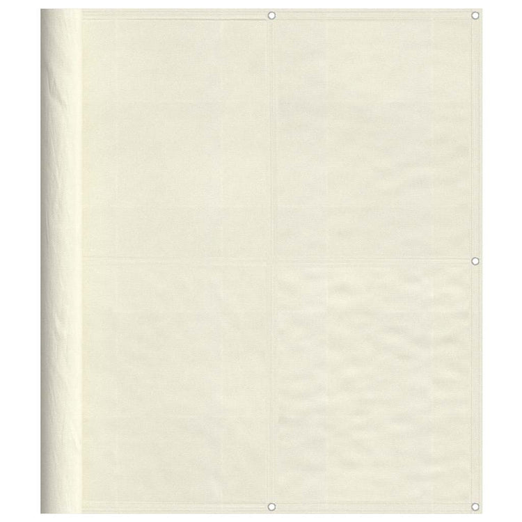 Paravent de balcon Vidaxx 120x700 cm 100% polyester oxford couleur crème