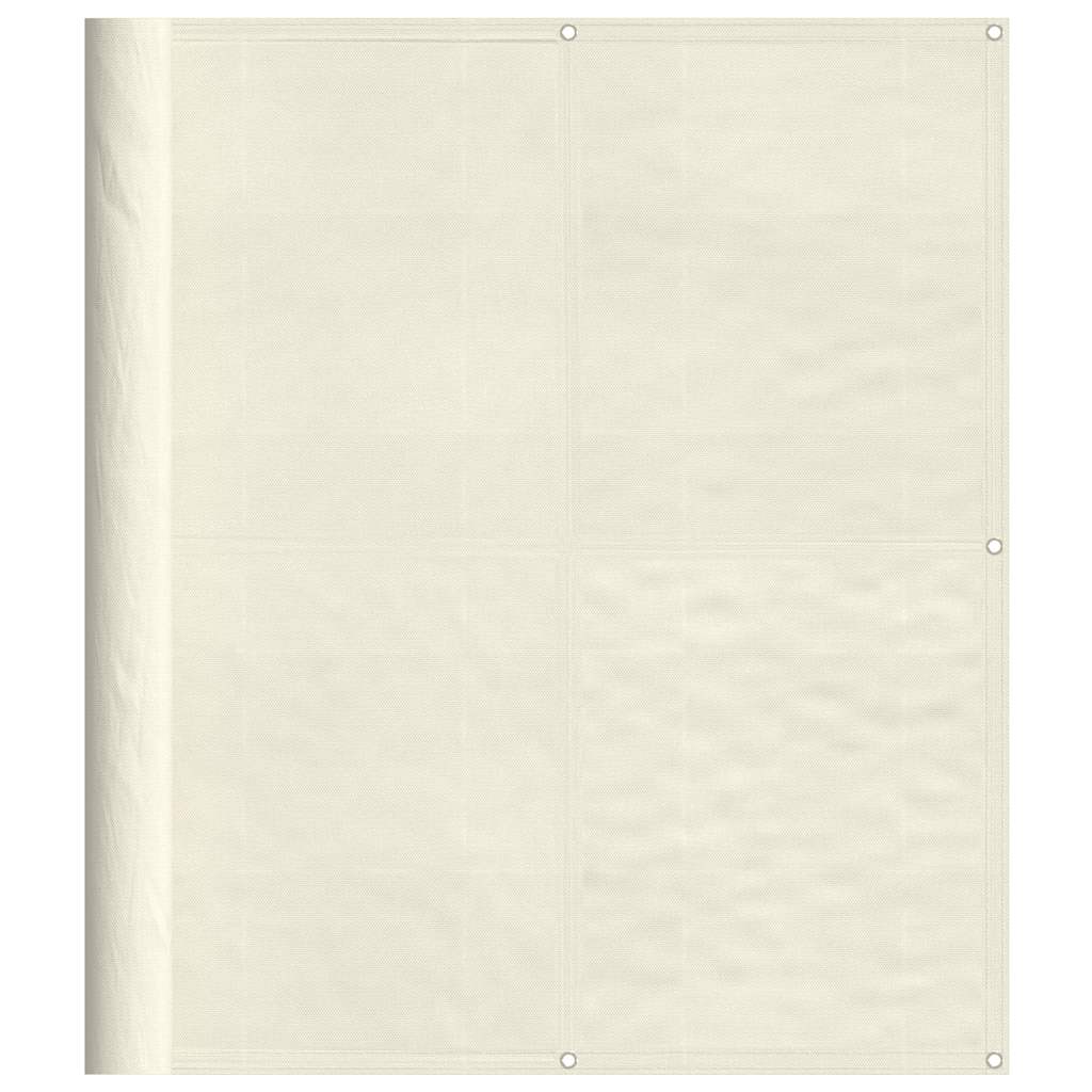 Paravent de balcon Vidaxx 120x800 cm 100% polyester oxford couleur crème