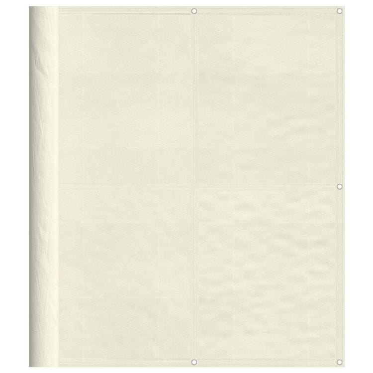 Paravent de balcon Vidaxx 120x800 cm 100% polyester oxford couleur crème