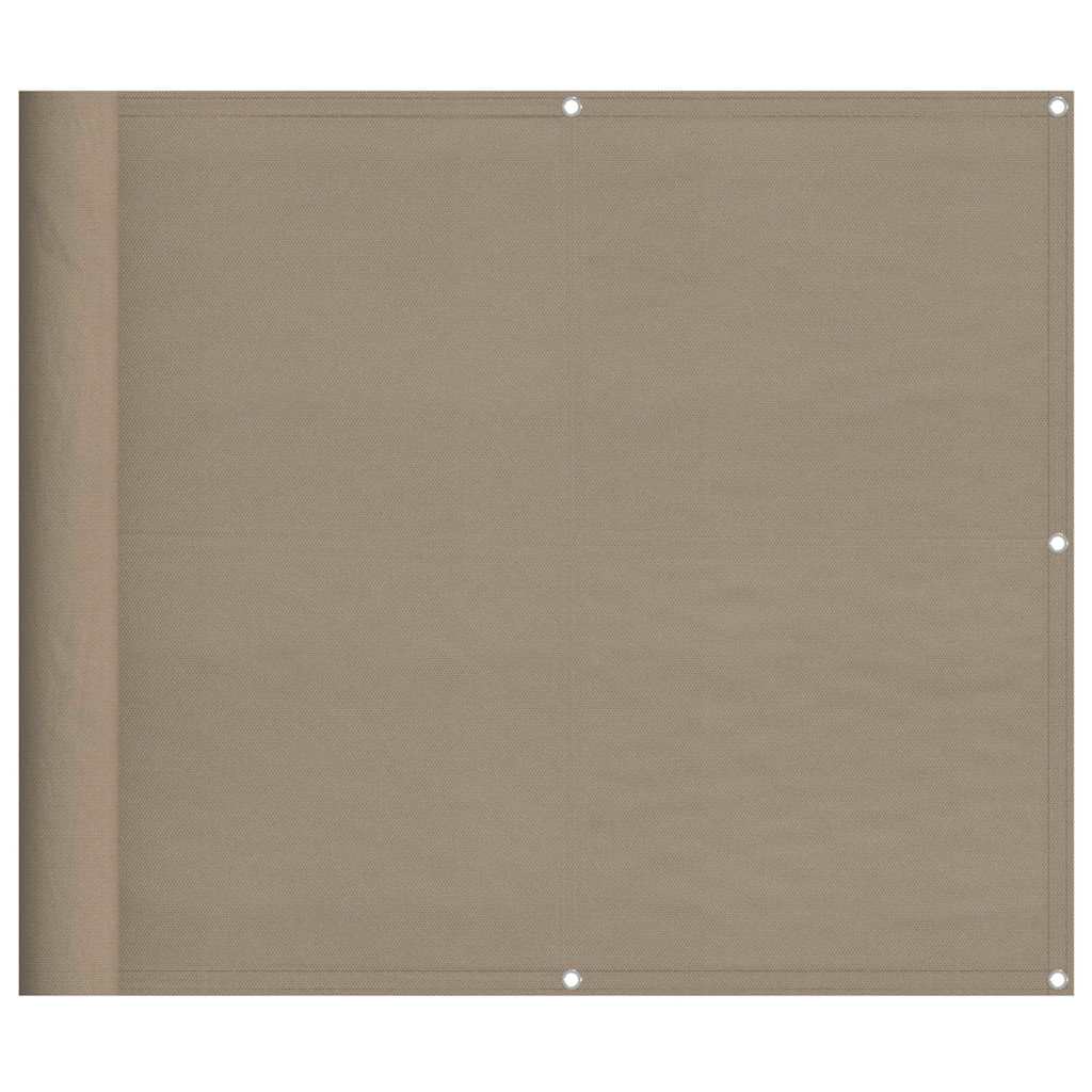 Paravent de balcon Vidaxx 90x800 cm 100% polyester oxford taupe
