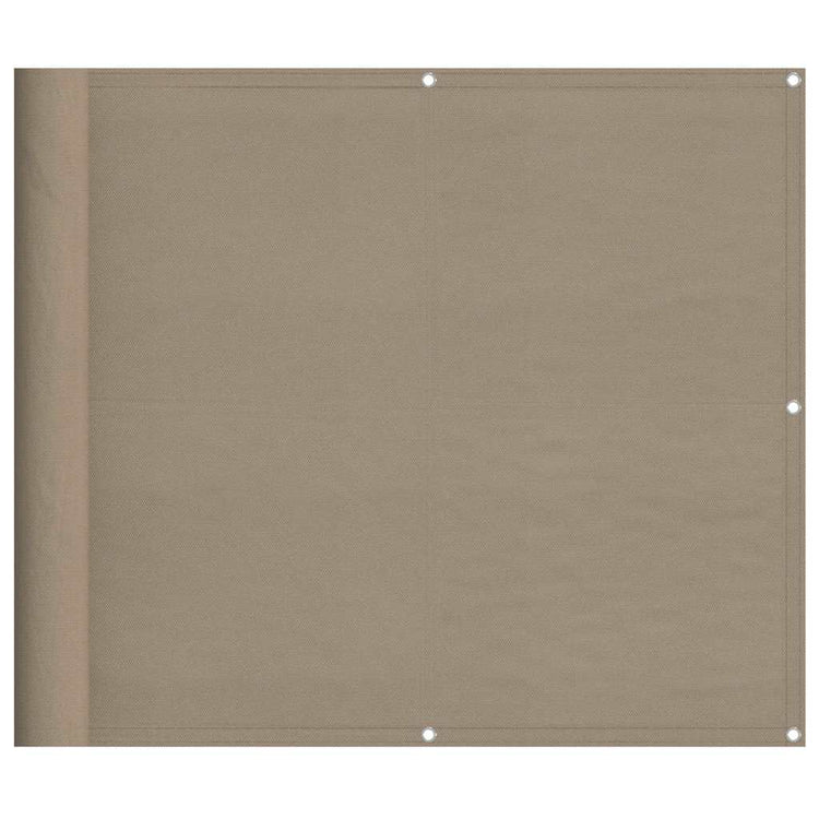 Paravent de balcon Vidaxx 90x800 cm 100% polyester oxford taupe