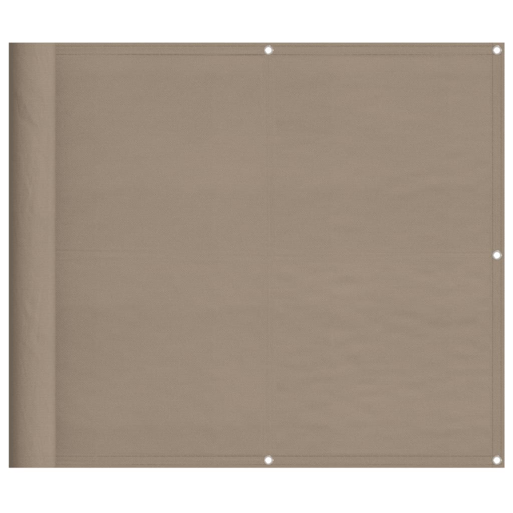 Paravent de balcon Vidaxx 90x1000 cm 100% polyester oxford taupe