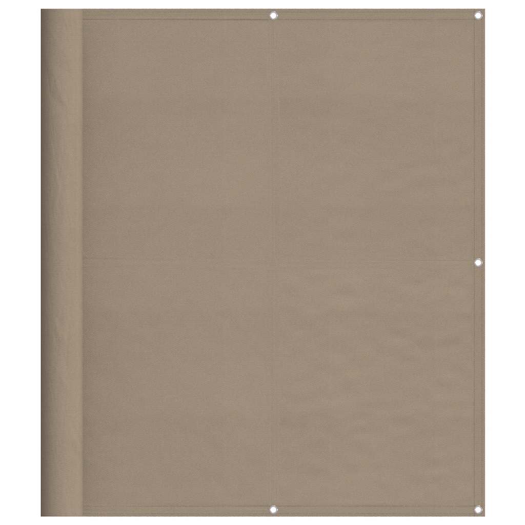 Paravent de balcon Vidaxx 120x700 cm 100% polyester oxford taupe