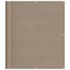 Paravent de balcon Vidaxx 120x1000 cm 100% polyester oxford taupe