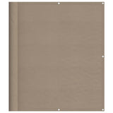Paravent de balcon Vidaxx 120x1000 cm 100% polyester oxford taupe - afbeelding 2