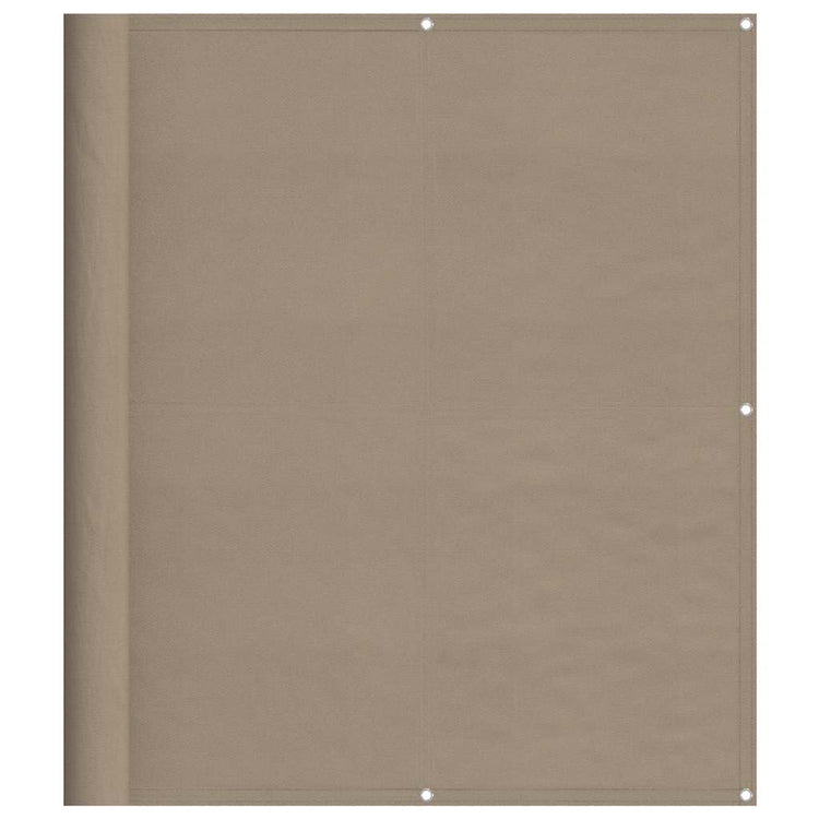 Paravent de balcon Vidaxx 120x1000 cm 100% polyester oxford taupe