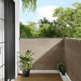 Paravent de balcon Vidaxx 120x1000 cm 100% polyester oxford taupe - afbeelding 1