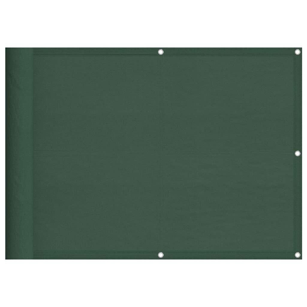Paravent de balcon Vidaxx 75x700 cm 100% polyester oxford vert foncé