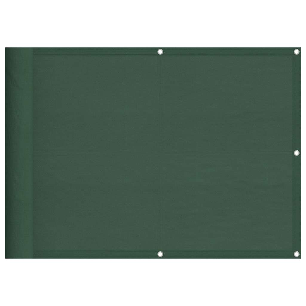 Paravent de balcon Vidaxx 75x800 cm 100% polyester oxford vert foncé