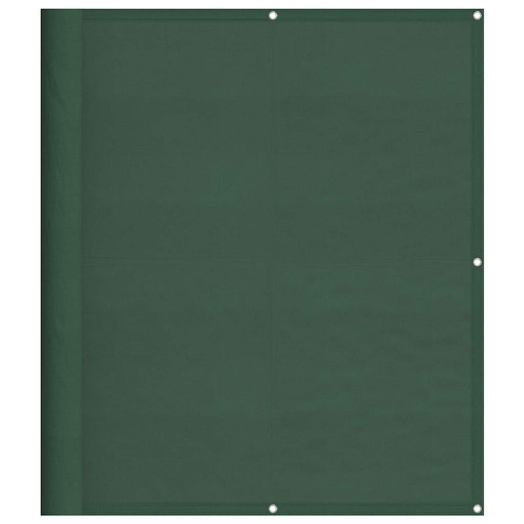 Écran de balcon Vidaxl 120x700 cm 100% Oxford Polyester vert foncé